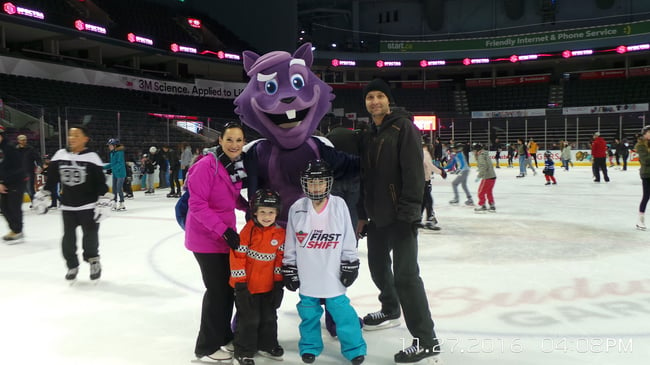 The Purple Squirrel at the Bud Garden Open Skate