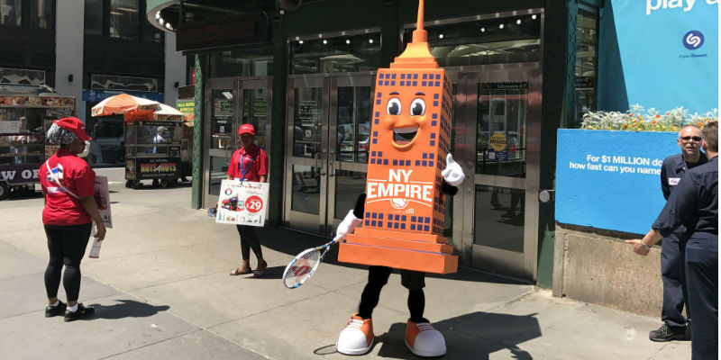 NY Empire mascot