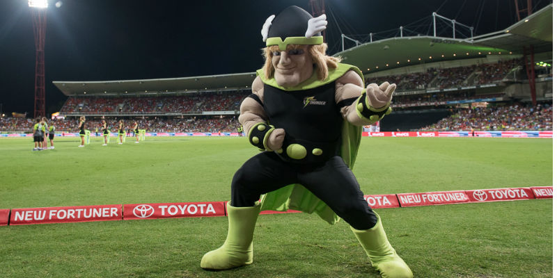 Sydney Thunder Thor mascot