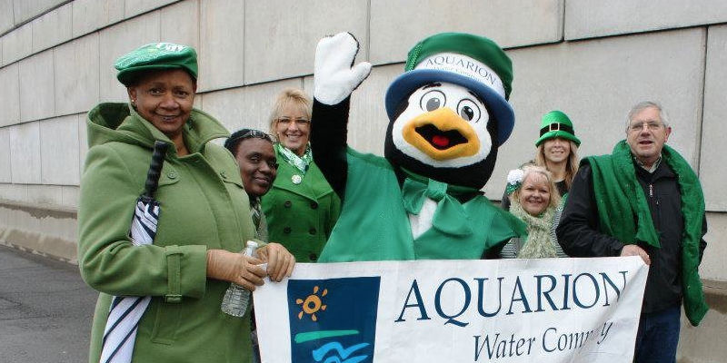 Thirsty, the Aquarion Water Company Penguin mascot