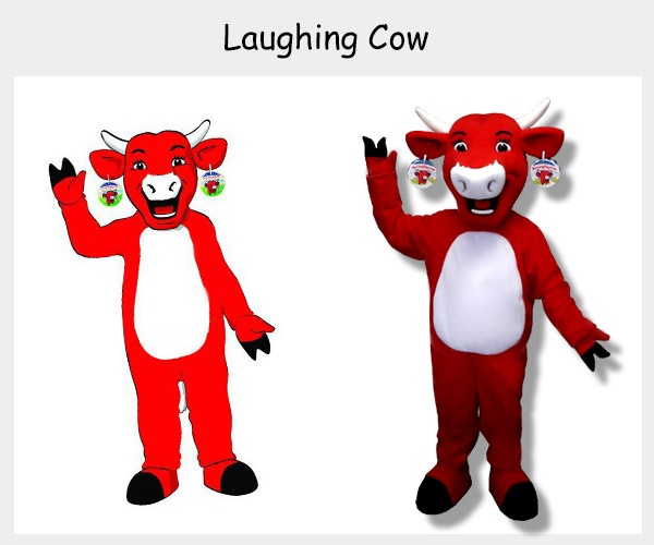 Laughing Cow Mascot.