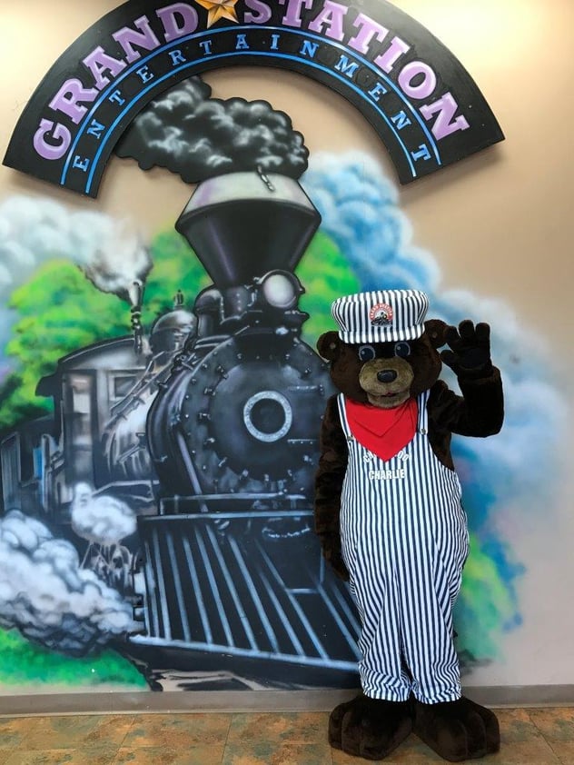 Grand Station's Mascot Choo Choo Charlie