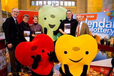 Heart and Stroke Foundation Lottery Heart Mascots