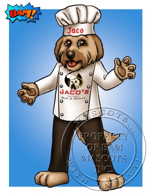 Bam Mascots Jaco the Dog