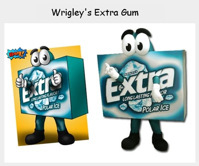 Wrigleys - Extra Gum Mascot