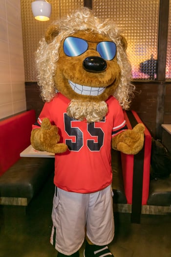 Sammy Hagarr Custom Mascot at Red Rocker Bar & Grill