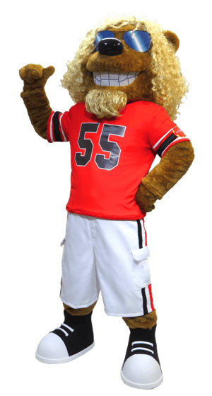 Custom Designed Sammy Hagrrr Mascot