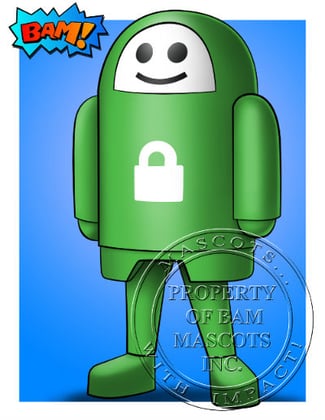 Private Internet Access Robot Mascot Concept Art 