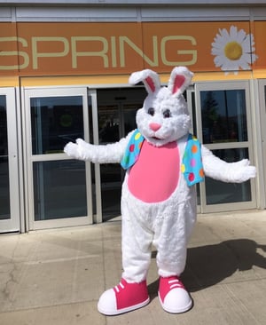 Cataraqui Shopping Centre Easter Bunny mascot