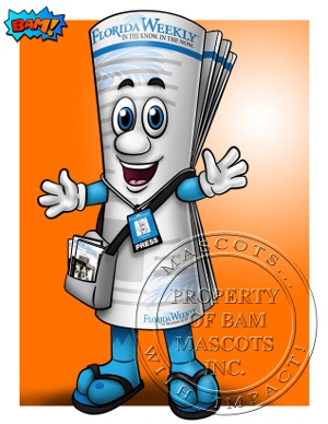 Newspaper Custom Mascot Concept Idea