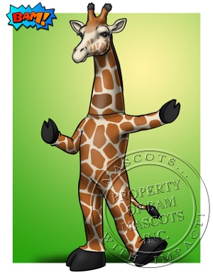 Giraffe Mascot Concept Art