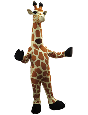Zoo Giraffe Custom Mascot Costume