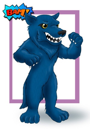 Wolf Custom Mascot Concept Art