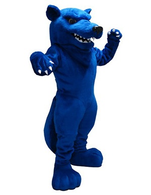 Thunder Wolf Custom Mascot