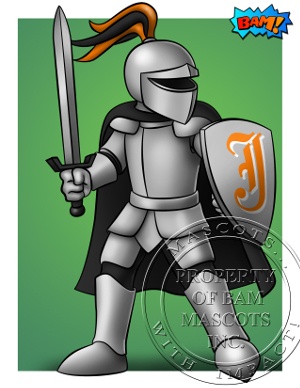 Knight Armor Custom Mascot Concept