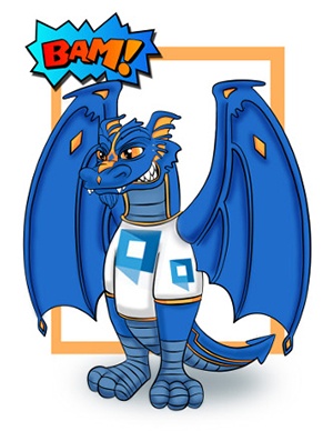 Dragon Mascot Drawing