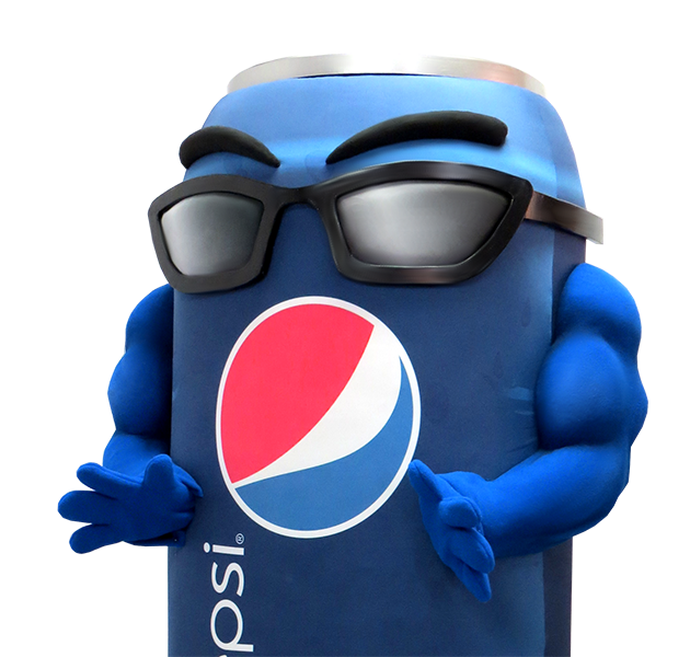 Pepsi Brand Custom Made Mascot