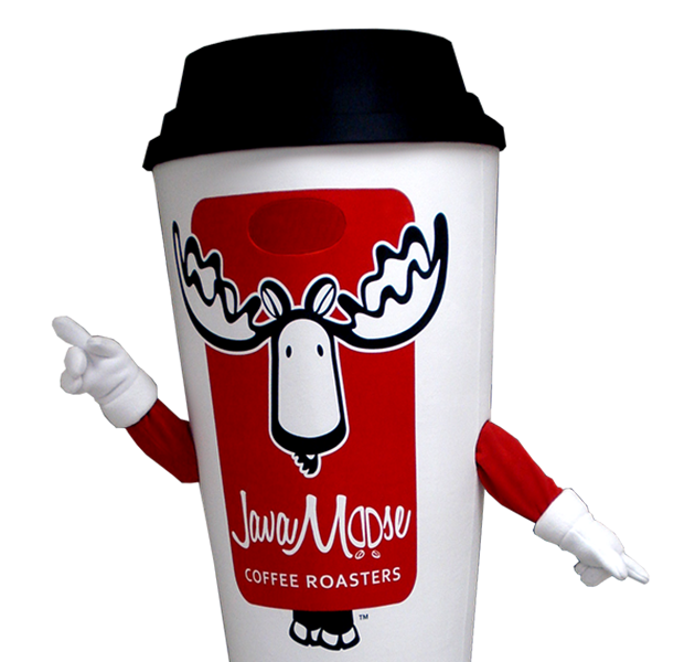 Coffee Cup Mascot Costume