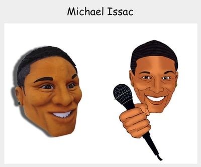 Michael Issac Mascot Head