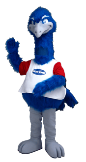 Blue Emu Mascot Creation