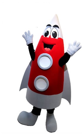 Rocket Custom Mascot Creation