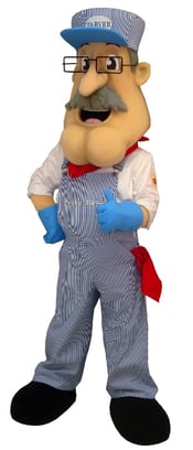 Train Conductor Custom Mascot