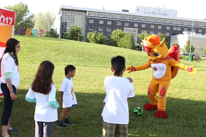 Cananda Summer Games Mascot Costume