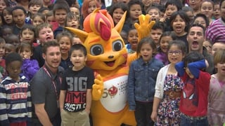 The 2017 Summer Games Mascot in Canada