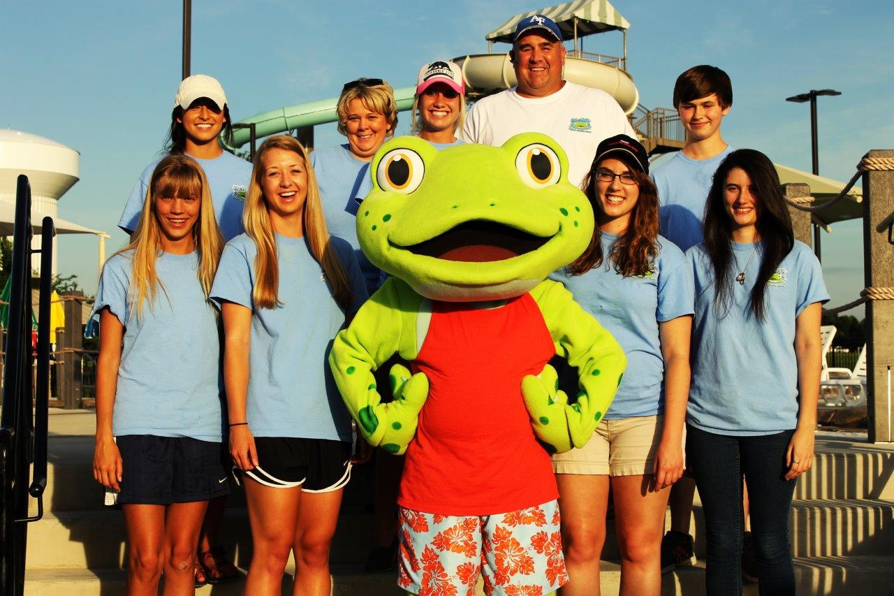 Rogers Aquatic Center Wet Willy mascot