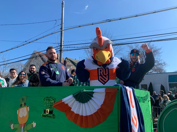 Rugby United New York Rooster - a BAM Mascot Creation