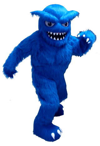 Blue Monster Creature Custom Mascot Costume