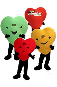 Heart and Stroke Hearts Custom Mascot