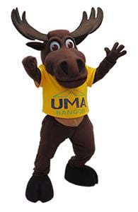 University of Main at Augusta Moose Custom Mascot