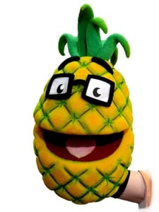Wise Pineapple puppet from the children's TV program Niyo Park