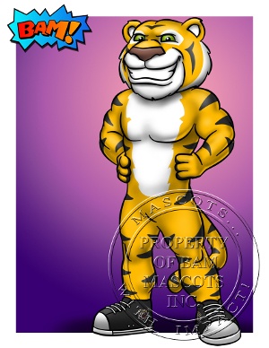Concept Art for Hamilton Tiger-Cat Mascot